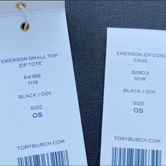 NWT Tory Burch Emerson Top Zip Tote & Wallet Set - Picture 5 of 6